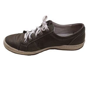 Josef Seibel Leather/Lining European Olive Comfort Shoes 38